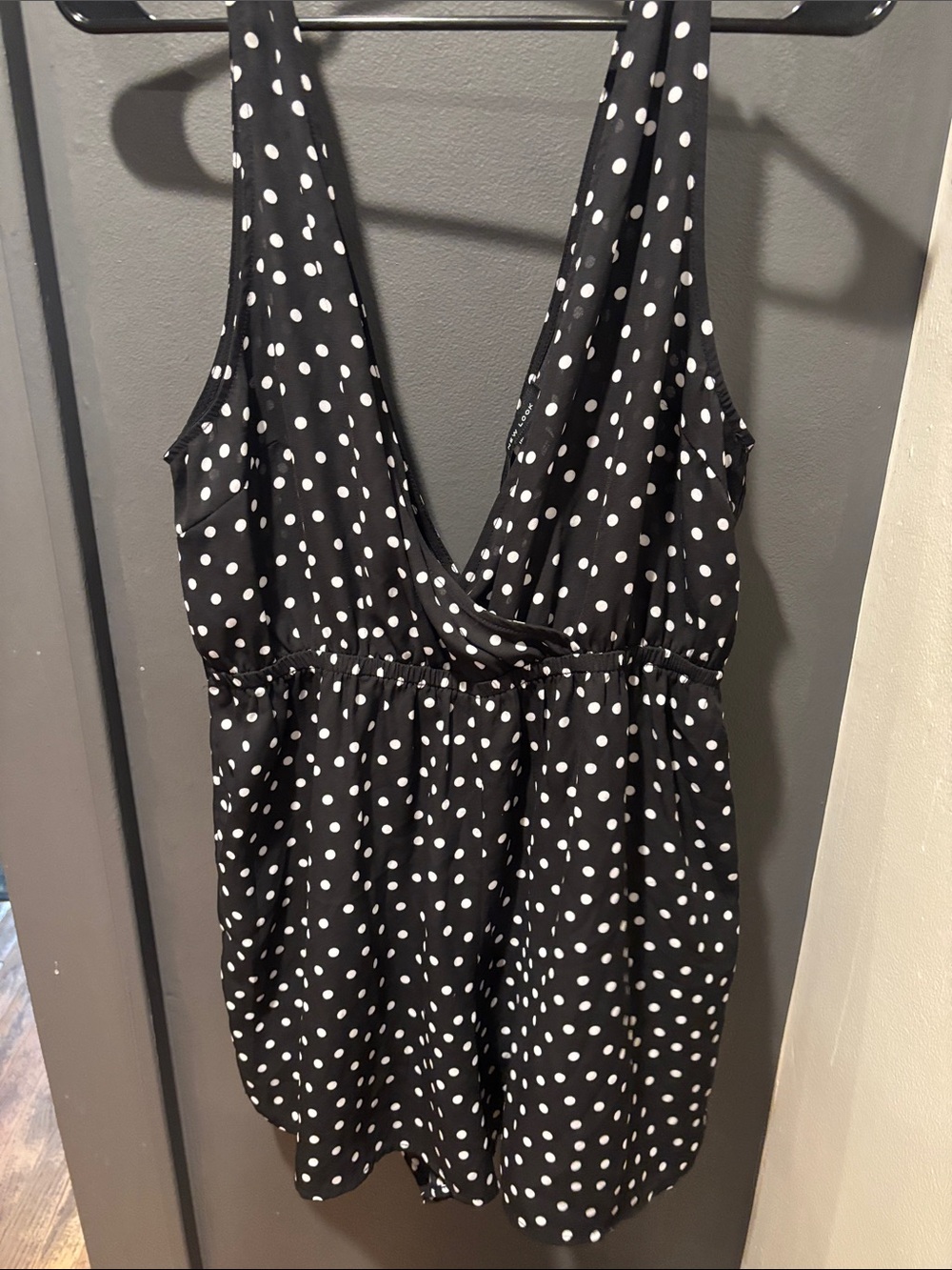New Look Black & White Polka Dot Dress